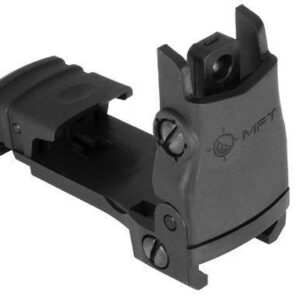 Rear Back Up Polymer Sight flip up with Windage Adjustment