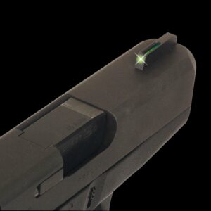 Truglo TFO Tritium/Fiber-Optic Day/Night Sights Fit Ruger LC9 / 9s / 380 - Front Green/Rear Green