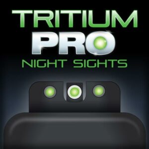Truglo Tritium Pro Night Sights Fit Springfield Armory XD XD Mod.2 XD(M) XD-S (Excluding 5.25 in. Competition Series) - White Outline Front/Rear Gr