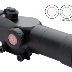 Truglo Triton 30mm Tri-Color Tactical Red Dot Sight - 1x30mm 3 MOA Center Dot - Black