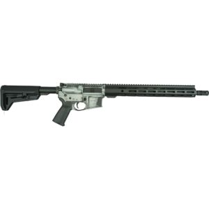 Shark Coast Trump 2.0 AR-15 Rifle w/SCC Lower 5.56 30rd Magazine 16" Barrel Distressed Silver Black