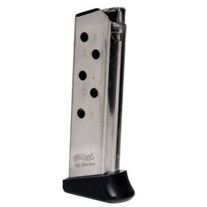 WALTHER ARMS MAGAZINE PPK 380ACP 6RD NKL FR