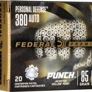 FEDERAL PUNCH 380 ACP 85GR - JHP 20RD 10BX/CS