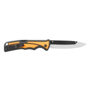 Muddy Swap Folding Knife 3-1/2" Drop Point Blade Orange with 5 Blades and Pouch
