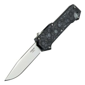 Hogue Compound OTF Automatic Knife 3-1/2" Clip Point Blade G-Mascus Black