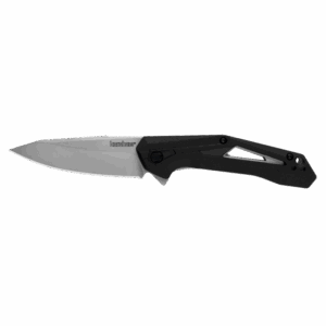 Kershaw Airlock Folding Knife 3" Drop Point Blade Black