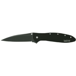 Kershaw Ken Onion Leek Folding Knife 3" Drop Point Blade Black