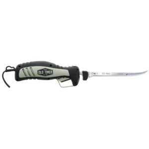 Old Timer 110 Volt Electric Fillet Knife 8" Blade Black and Grey
