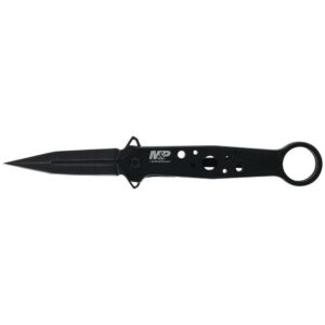 Smith & Wesson M&P Folding Knife Dagger Blade Black