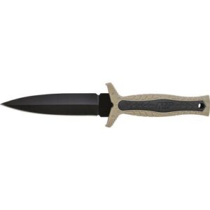 Smith & Wesson M&P Full Tang Fixed Blade Boot Knife 4 3/5" Blade Sand Black