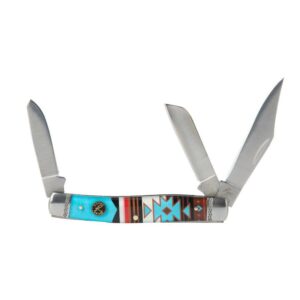 ABKT Roper Stockman Sunset Series II Knife 3 Blades