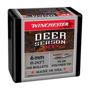 Winchester Deer Season XP Rifle Bullets 6mm 95 gr 100/ct