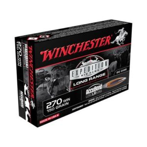 Winchester Expedition Big Game Long Range Rifle Ammunition .270 Win 150 gr. AB 2900 fps 20/ct