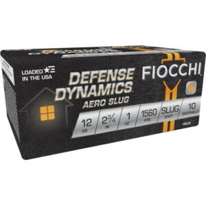 Fiocchi Aero Rifled Slug 12 ga 2-3/4" 1 oz 1560 fps Slug 10/ct