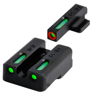 Truglo TFX Pro Handgun Sights for Canik TP9 Set Green with Orange Front Green Rear