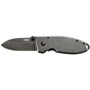 CRKT Squid Black Stonewash Knife 2-1/5" Drop Point Blade