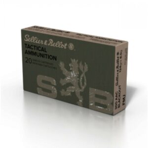 Sellier & Bellot Ammunition .300 AAC Blackout .308" 124 gr FMJ 2165 fps 20/Bo