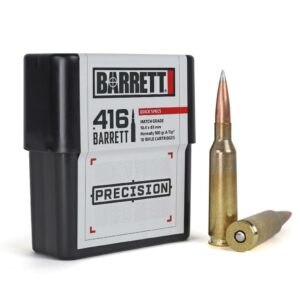 Barrett Precision Rifle ammunition .416 Barrett 500 gr PT 2850 fps 10/rd
