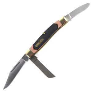 Old Timer Senior Folding Knife 3" Clip Point Blade 3 Blades