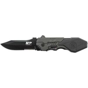 Smith & Wesson M&P M.A.G.I.C. Assisted Opening Clip Point Folding Knife 3 3/5" Blade Black