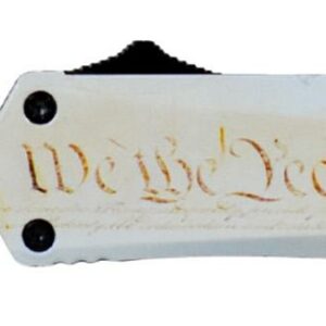 Templar Knife Small We The People Tanto Serrated Black