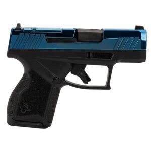 Taurus GX4 Handgun 9mm Luger 11rd (1) & 13rd (1) Magazines 3" Barrel Blue Slide and Black