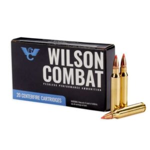 Wilson Combat V-MAX Rifle Ammunition .223 Rem 60gr PT 2750 fps 20/ct