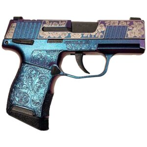 Sig Sauer P365-380-BSS-MS Exclusive "Guns & Roses" Mongoose Purple Handgun .380 10rd Magazines (2) 3.1" Barrel