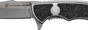 S&W KNIFE VICTORY 2.75" BEAD - BLASTED BLADE FRAME LOCK
