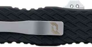 SCHRADE KNIFE UPROAR D/A OTF - 3" D2 BAYONET POINT BLACK/SS