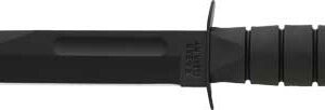 KA-BAR FULL SIZE BLACK KABAR - STRAIGHT EDGE 7" W/SHEATH