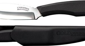 COLD STEEL CANADIAN BELT KNIFE - 4" PLAIN EDGE BLADE W/SHEATH