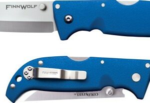 COLD STEEL FINN WOLF 3.5" BLUE - CLIP FOLDER W/TRI-AD LOCK