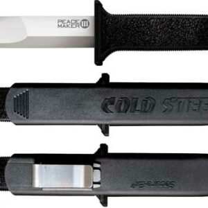 COLD STEEL PEACE MAKER III 4" - PLAIN EDGE BOOT KNIFE W/SHEATH