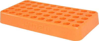 LYMAN CUSTOM LOADING BLOCK - .445" HOLE DIAMETER 50 CASES