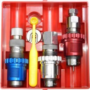 LEE CARBIDE 3-DIE SET & BREECH - LOCK BUSHINGS 38 SPL & 357 MAG