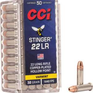 CCI STINGER 22LR 32GR JHP - 1640FPS 50RD 100BX/CS