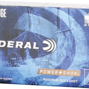 FEDERAL POWER SHOK 12GA 2.75" - 00 BUCK 9 PELLETS 5RD 50BX/CS