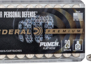 FEDERAL PUNCH 22LR 29GR FLAT - NOSE 50RD 100BX/CS