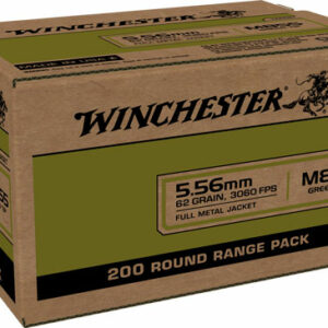 WINCHESTER USA 5.56X45 62GR - GREEN TIP 800RD CASE LOT