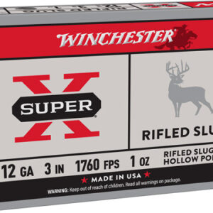 WINCHESTER SUPER-X 12GA 3" 1OZ - RIFLED SLUG 5RD 50BX/CS