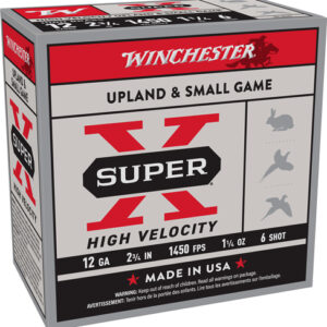 WINCHESTER SUPER-X 12GA 2.75" - 1-1/4OZ #6 1450FPS 25RD 10BX/C