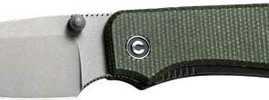 CIVIVI KNIFE BABY BANTER 2.34" - GREEN MICARTA/GRAY STNWSH