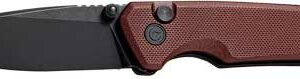 CIVIVI KNIFE ALTUS 2.97" - BURGUNDY G10/BLK STNWSH BLADE
