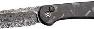 CIVIVI KNIFE ELEMENTUM 3.47" - MARBLE CARBON FIBER/BLK STNWSH