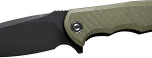 CIVIVI KNIFE PRAXIS 3.75"   OD - GREEN G10/BLACK STONEWASHED