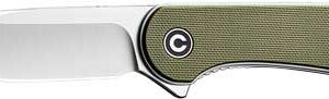 CIVIVI KNIFE ELEMENTUM 2.96" - GREEN G10/SATIN D2 LINER LOCK