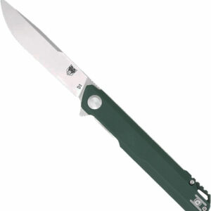 COBRATEC MONARCH 3.5" FOLDER - GREEN D2 STEEL W/CLIP