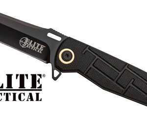 MC ELITE TACTICAL READINESS - 3.5" DROP POINT FLDR BLK/BLK