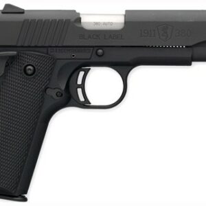 BROWNING 1911-380 BLACK LABEL - 380ACP 4.25"FS 8RD BLK/SYN